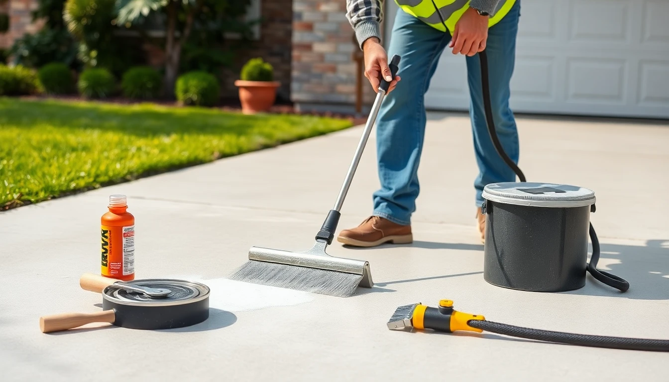 Concrete & Driveway Painting